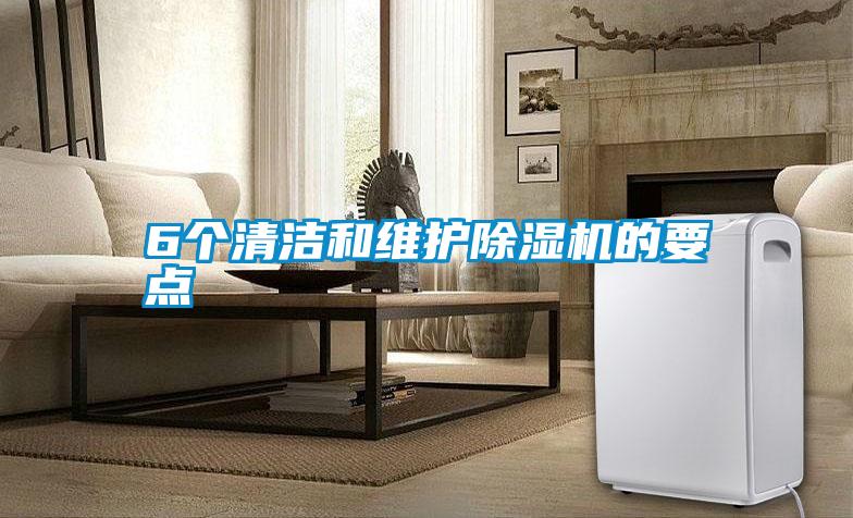 6個清潔和維護(hù)除濕機的要點