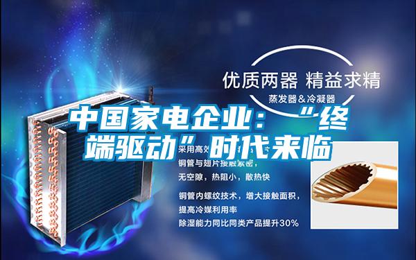 中國家電企業：“終端驅動”時代來臨