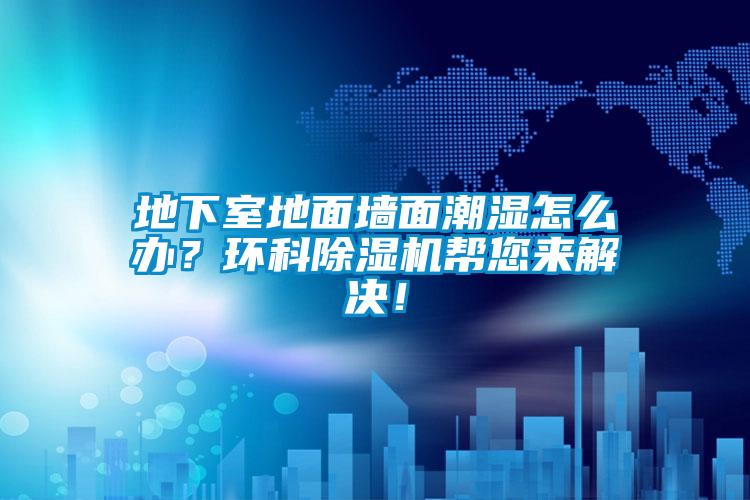 地下室地面墻面潮濕怎么辦？環科除濕機幫您來解決！