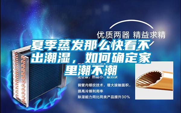 夏季蒸發那么快看不出潮濕，如何確定家里潮不潮