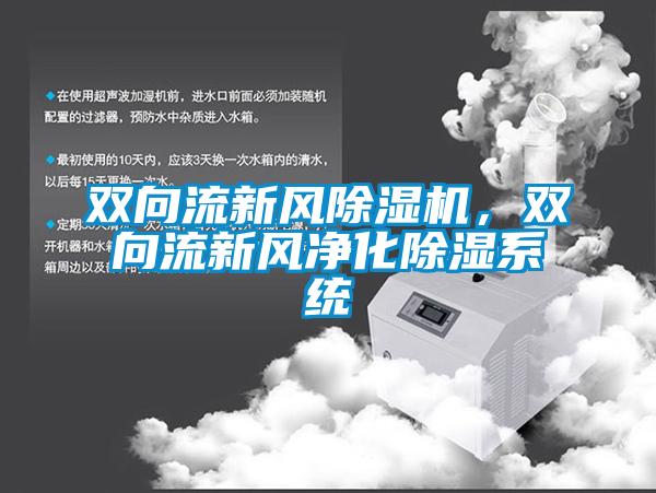 雙向流新風除濕機，雙向流新風凈化除濕系統