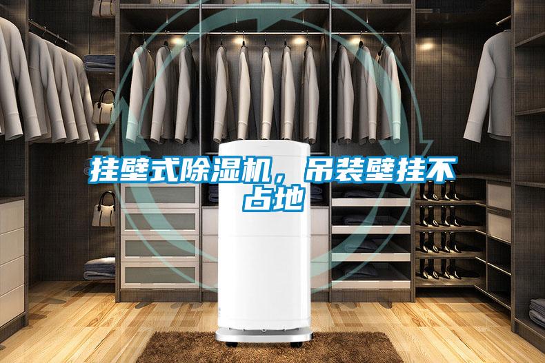 掛壁式除濕機，吊裝壁掛不占地