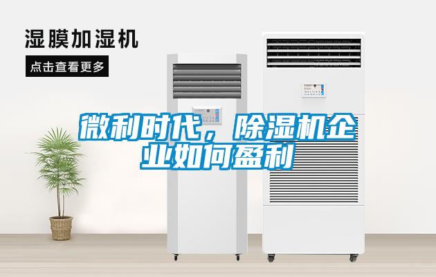 微利時代，除濕機企業如何盈利
