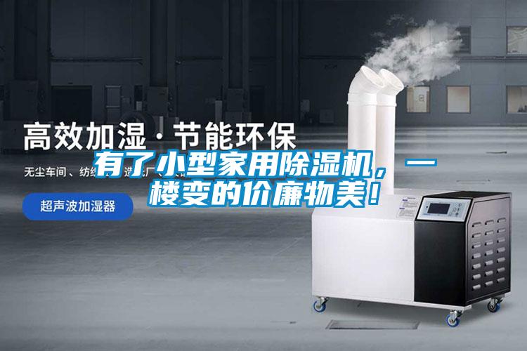 有了小型家用除濕機，一樓變的價廉物美！