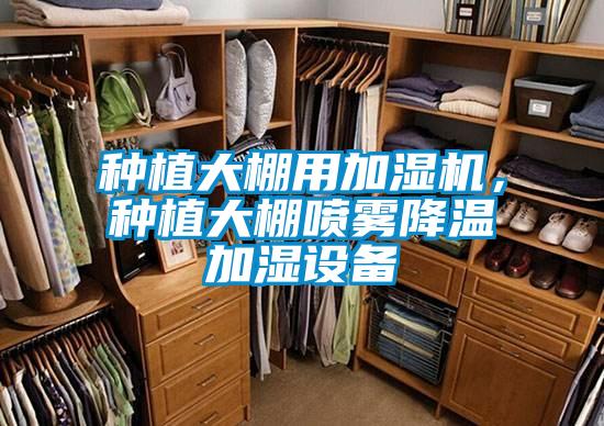 種植大棚用加濕機，種植大棚噴霧降溫加濕設備