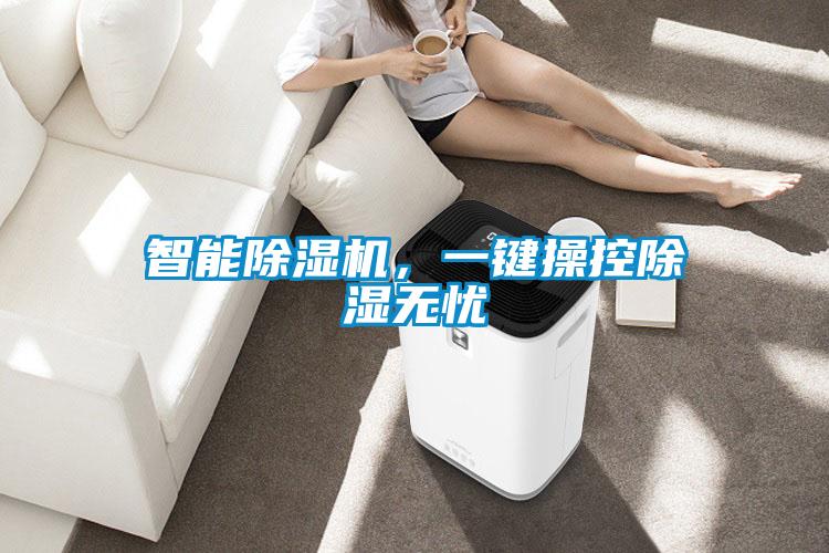 智能除濕機，一鍵操控除濕無憂