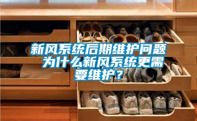 新風(fēng)系統(tǒng)后期維護(hù)問(wèn)題 為什么新風(fēng)系統(tǒng)更需要維護(hù)？