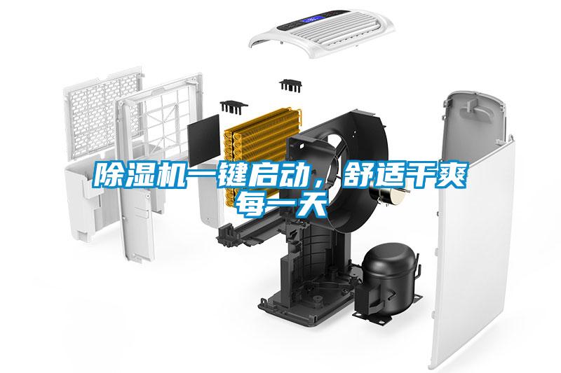 除濕機一鍵啟動，舒適干爽每一天