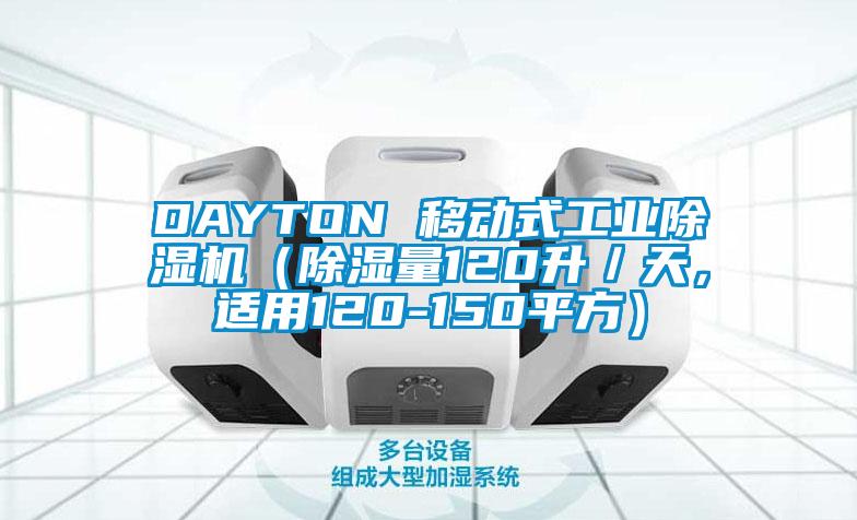 DAYTON 移動式工業除濕機（除濕量120升／天，適用120-150平方）