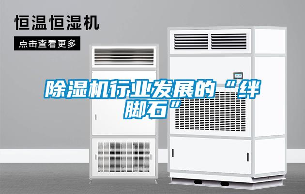 除濕機行業發展的“絆腳石”