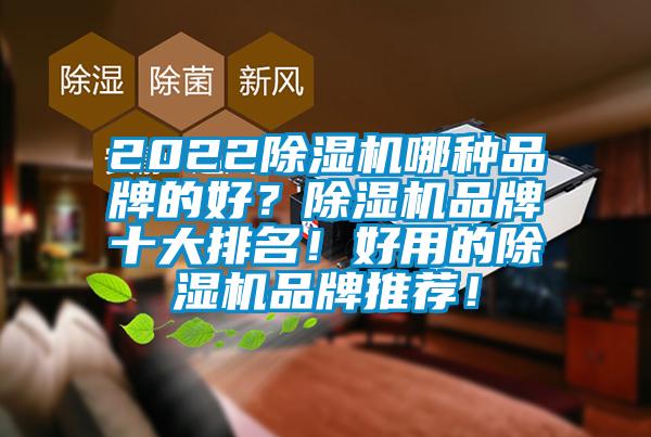 2022除濕機哪種品牌的好？除濕機品牌十大排名！好用的除濕機品牌推薦！