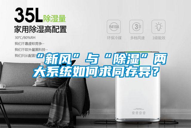 “新風”與“除濕”兩大系統如何求同存異？