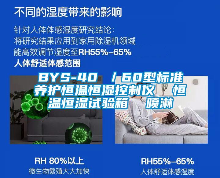 BYS-40 ／60型標準養護恒溫恒濕控制儀  恒溫恒濕試驗箱  噴淋