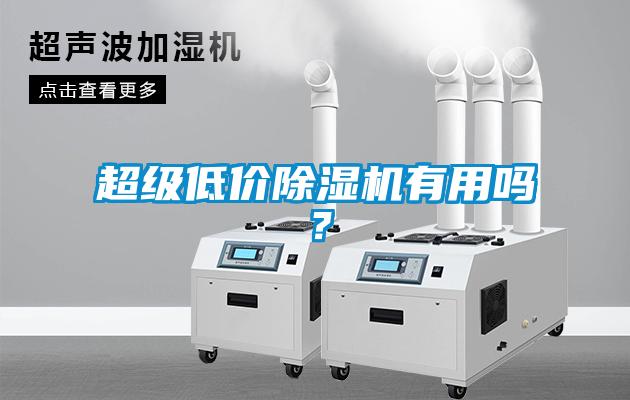 超級低價除濕機有用嗎？