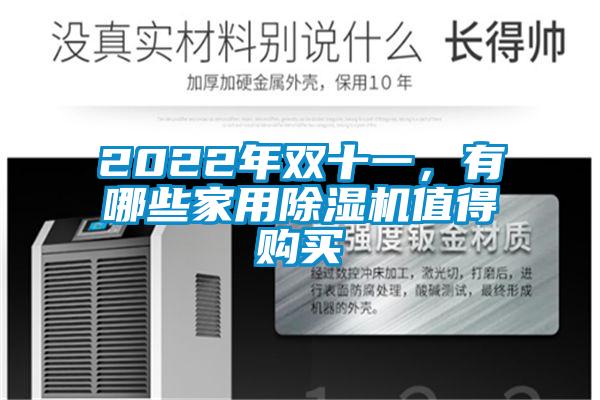 2022年雙十一，有哪些家用除濕機值得購買