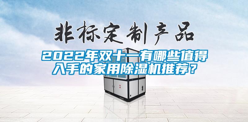 2022年雙十一有哪些值得入手的家用除濕機推薦？