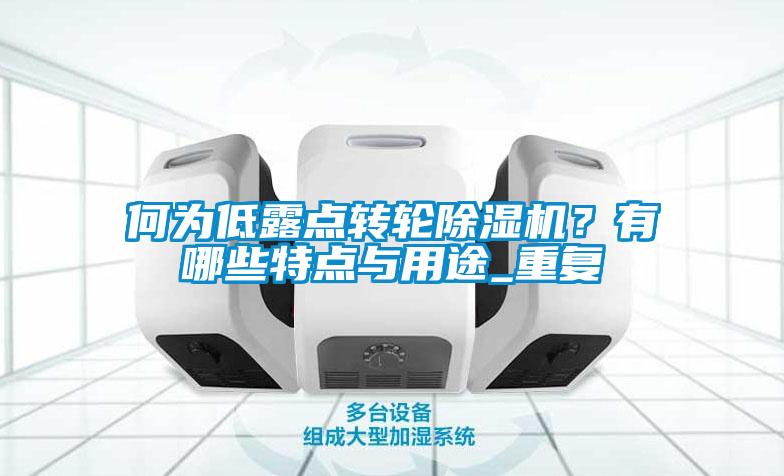 何為低露點(diǎn)轉(zhuǎn)輪除濕機(jī)？有哪些特點(diǎn)與用途_重復(fù)