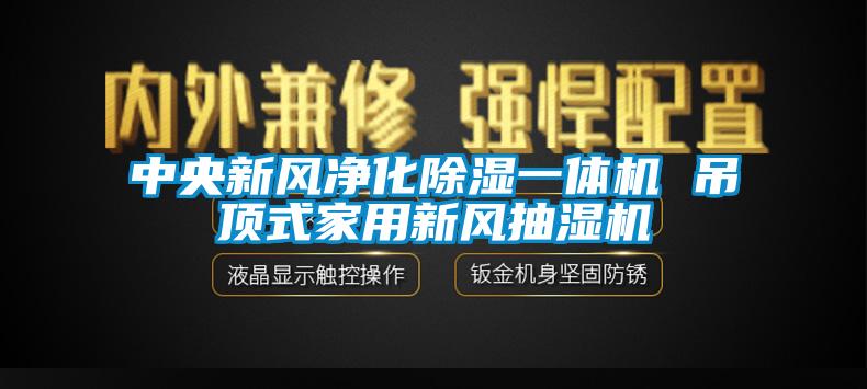 中央新風(fēng)凈化除濕一體機 吊頂式家用新風(fēng)抽濕機