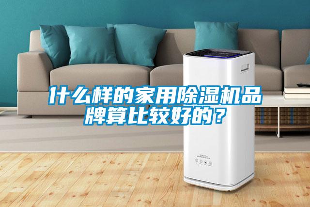 什么樣的家用除濕機品牌算比較好的？