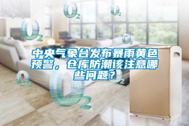 中央氣象臺發(fā)布暴雨黃色預警，倉庫防潮該注意哪些問題？