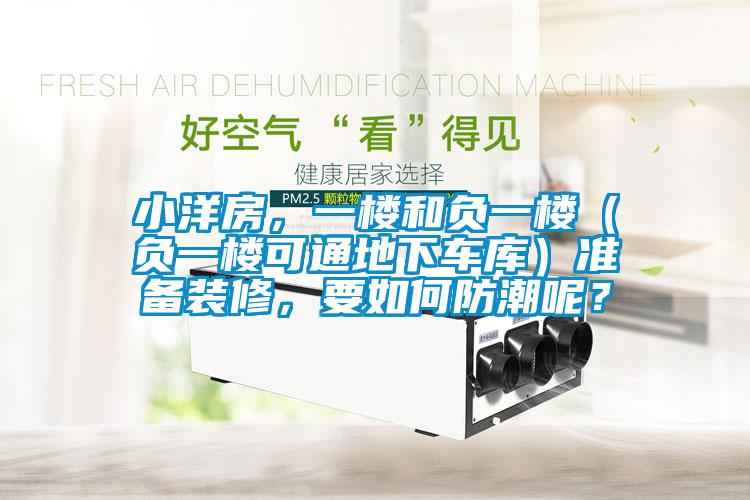 小洋房，一樓和負(fù)一樓（負(fù)一樓可通地下車庫）準(zhǔn)備裝修，要如何防潮呢？