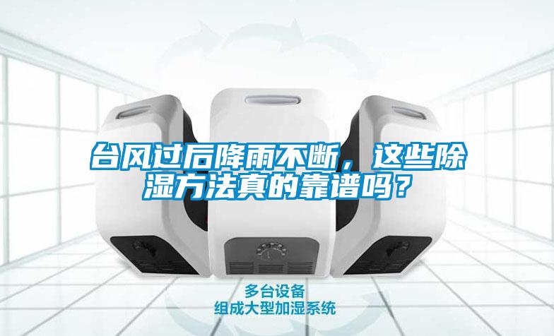 臺風過后降雨不斷，這些除濕方法真的靠譜嗎？