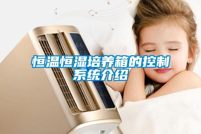 恒溫恒濕培養箱的控制系統介紹