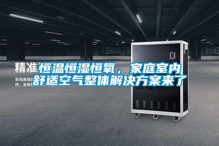 恒溫恒濕恒氧，家庭室內舒適空氣整體解決方案來了