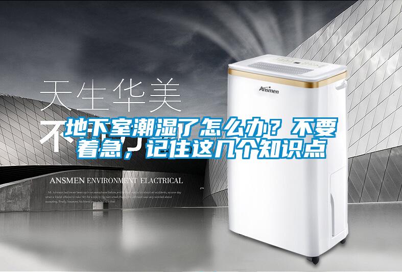 地下室潮濕了怎么辦？不要著急，記住這幾個知識點