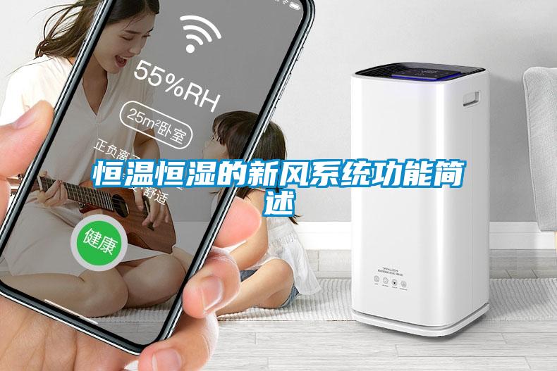 恒溫恒濕的新風系統(tǒng)功能簡述
