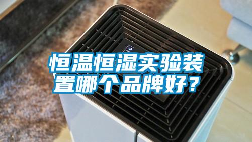 恒溫恒濕實驗裝置哪個品牌好？