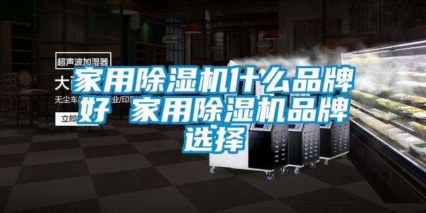 家用除濕機什么品牌好 家用除濕機品牌選擇