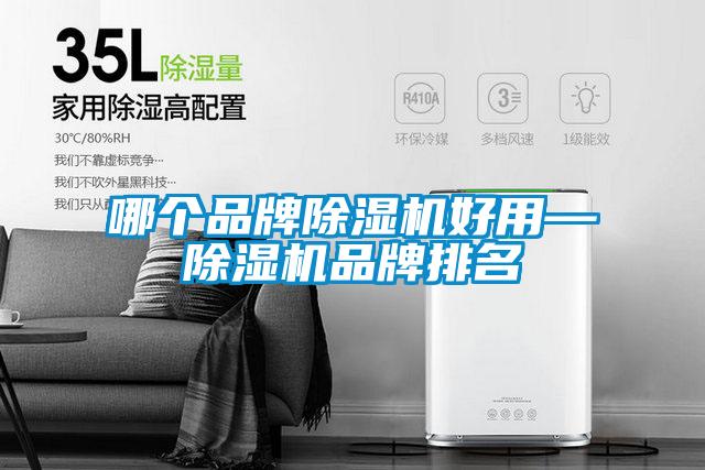 哪個品牌除濕機好用—除濕機品牌排名