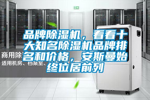 品牌除濕機，看看十大知名除濕機品牌排名和價格，安斯曼始終位居前列