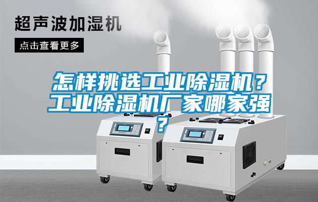 怎樣挑選工業除濕機？工業除濕機廠家哪家強？
