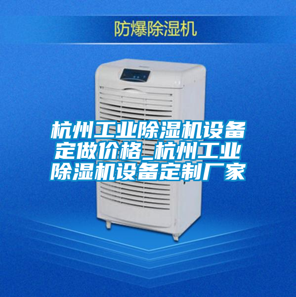 杭州工業除濕機設備定做價格_杭州工業除濕機設備定制廠家