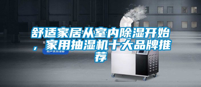 舒適家居從室內除濕開始，家用抽濕機十大品牌推薦