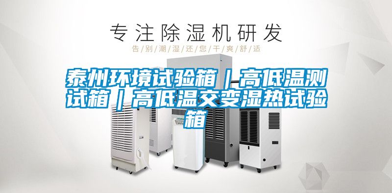 泰州環(huán)境試驗箱｜高低溫測試箱｜高低溫交變濕熱試驗箱