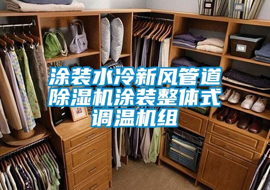 涂裝水冷新風管道除濕機涂裝整體式調溫機組