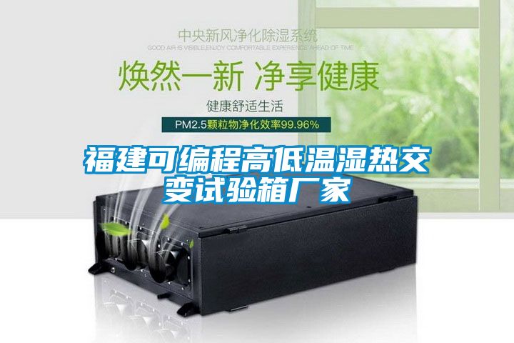 福建可編程高低溫濕熱交變試驗(yàn)箱廠家
