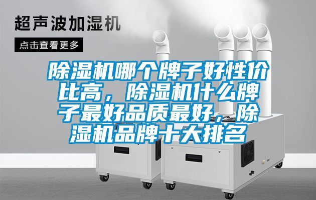除濕機(jī)哪個牌子好性價比高，除濕機(jī)什么牌子最好品質(zhì)最好，除濕機(jī)品牌十大排名