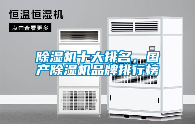 除濕機十大排名，國產除濕機品牌排行榜