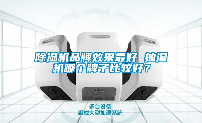 除濕機品牌效果最好 抽濕機哪個牌子比較好？