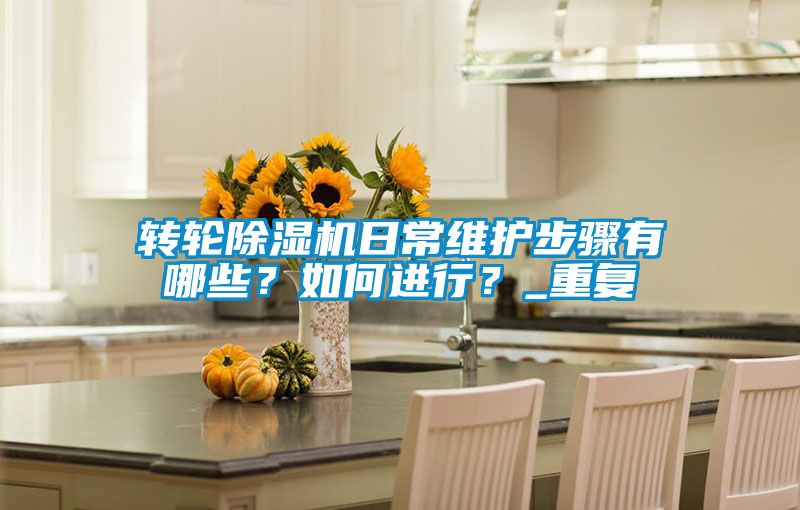 轉輪除濕機日常維護步驟有哪些？如何進行？_重復