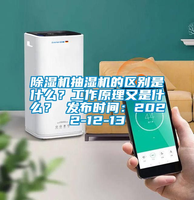 除濕機抽濕機的區別是什么？工作原理又是什么？ 發布時間：2022-12-13