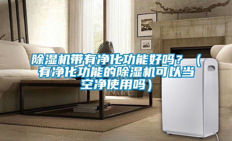 除濕機帶有凈化功能好嗎？（有凈化功能的除濕機可以當空凈使用嗎）