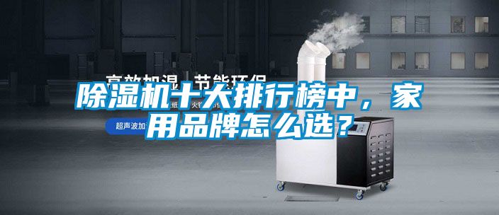 除濕機十大排行榜中，家用品牌怎么選？