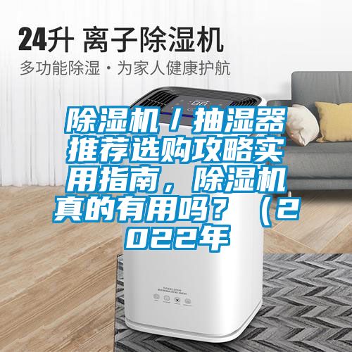 除濕機／抽濕器推薦選購攻略實用指南，除濕機真的有用嗎？（2022年