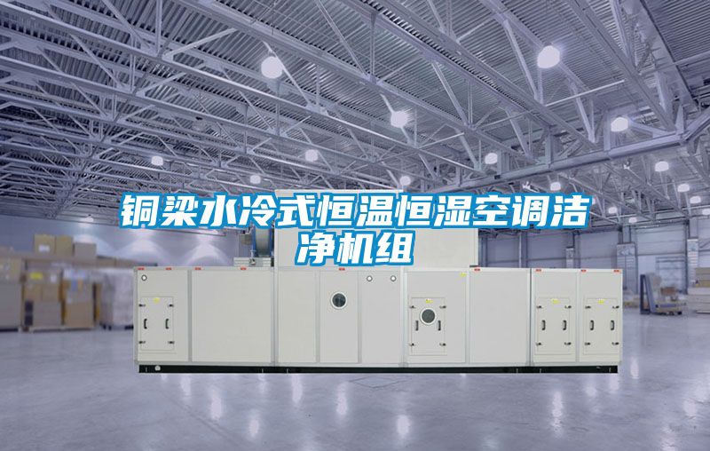 銅梁水冷式恒溫恒濕空調潔凈機組