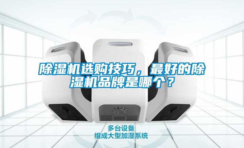 除濕機選購技巧，最好的除濕機品牌是哪個？